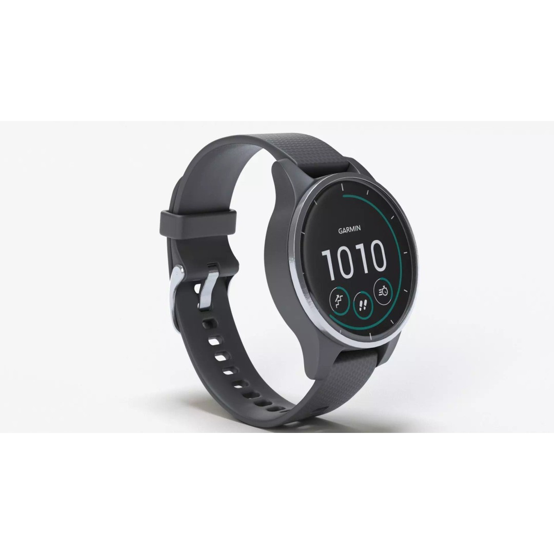 Garmin Vivoactive 4S Smartwatch 3D Model – Photorealistic PBR Asset, FBX, OBJ - View 3