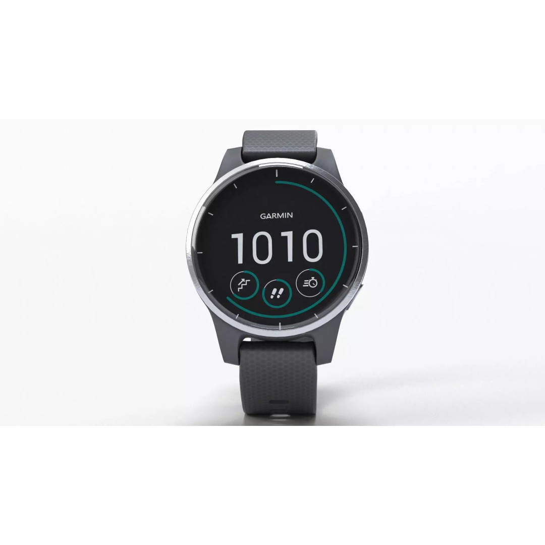 Garmin Vivoactive 4S Smartwatch 3D Model – Photorealistic PBR Asset, FBX, OBJ - View 9