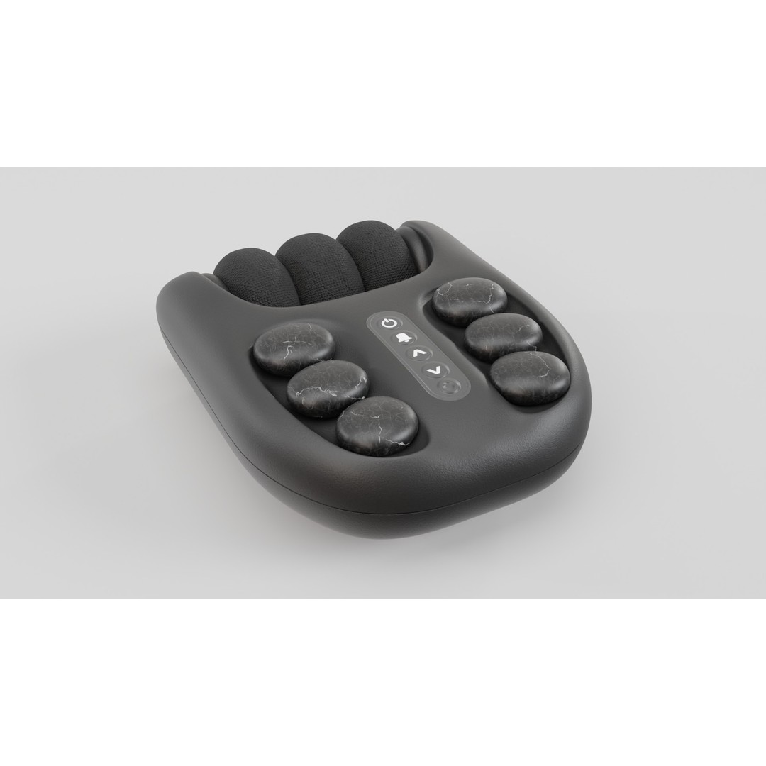 Stone Massager 3D Model – Low Poly Portable Design, FBX - View 10