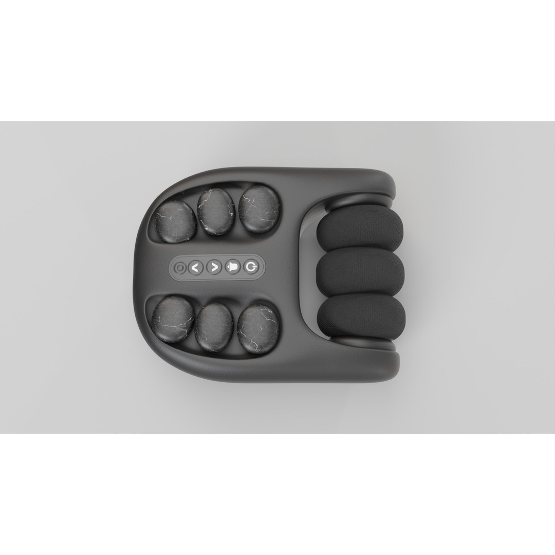 Stone Massager 3D Model – Low Poly Portable Design, FBX - View 11