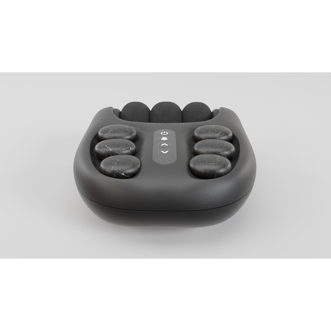 Stone Massager 3D Model – Low Poly Portable Design, FBX - View 12
