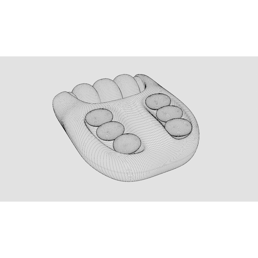 Stone Massager 3D Model – Low Poly Portable Design, FBX - View 21
