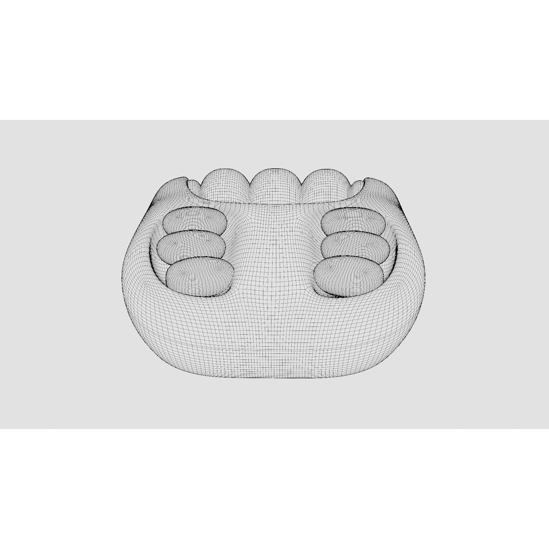 Stone Massager 3D Model – Low Poly Portable Design, FBX - View 23