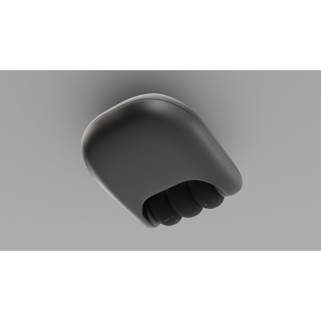 Stone Massager 3D Model – Low Poly Portable Design, FBX - View 3