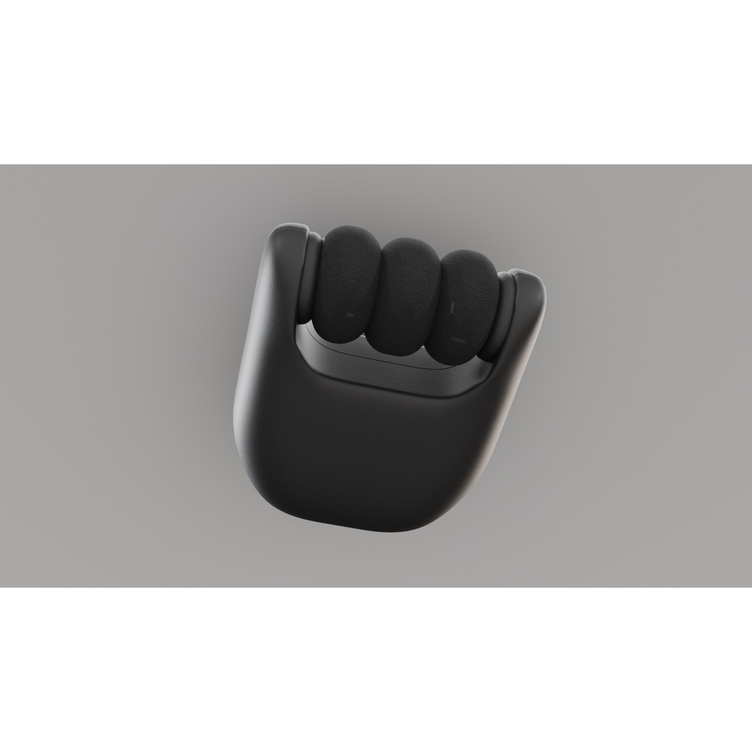 Stone Massager 3D Model – Low Poly Portable Design, FBX - View 4
