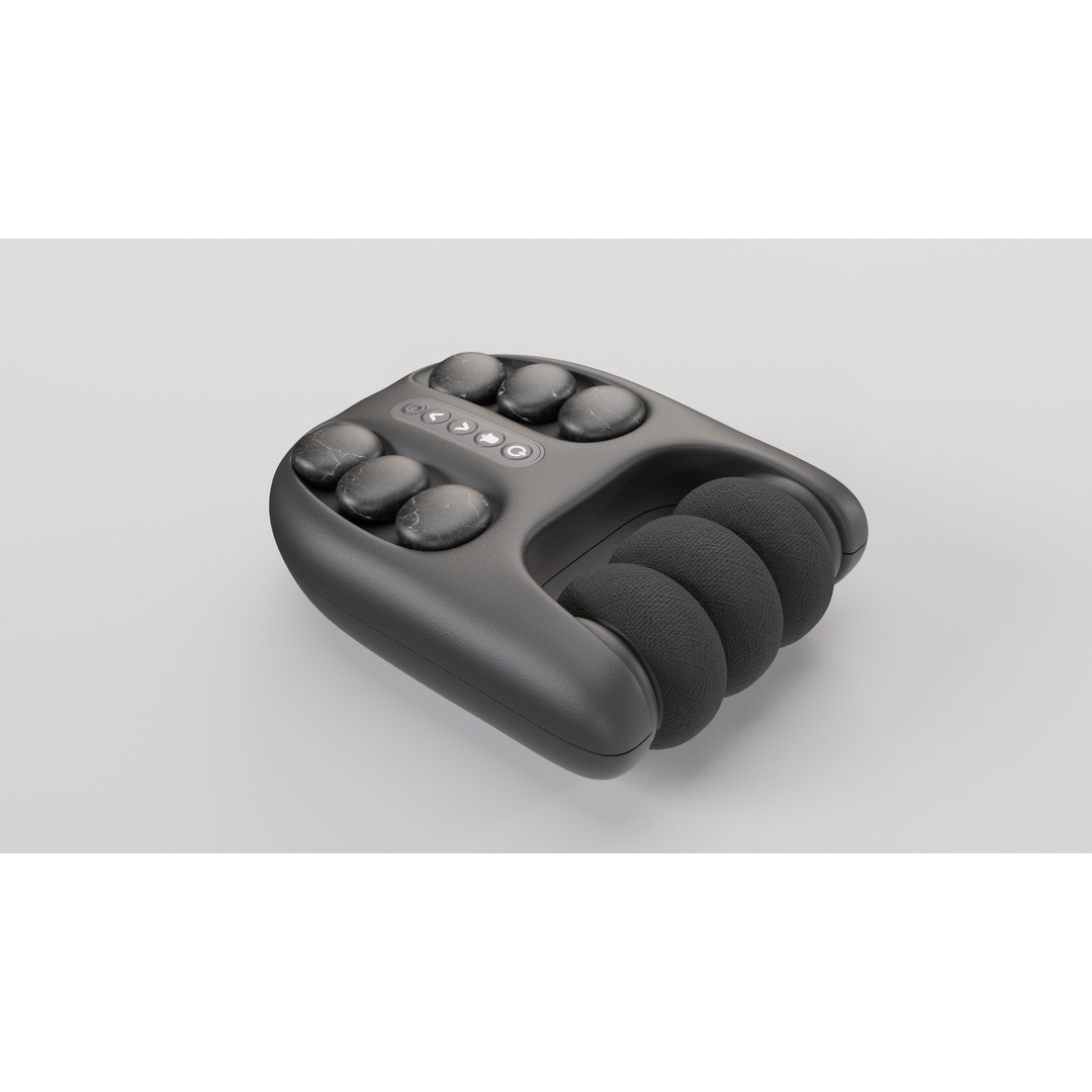 Stone Massager 3D Model – Low Poly Portable Design, FBX - View 6
