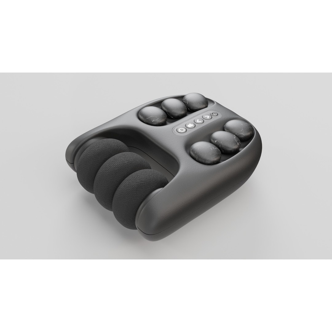 Stone Massager 3D Model – Low Poly Portable Design, FBX - View 8