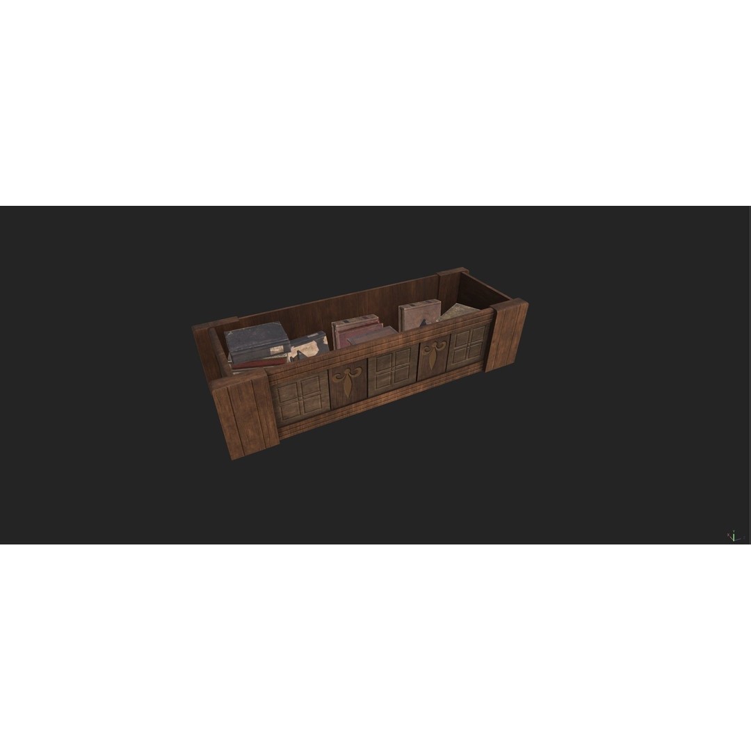 Vintage Retro Radio 3D Model – PBR Textured Asset, FBX, OBJ - View 25