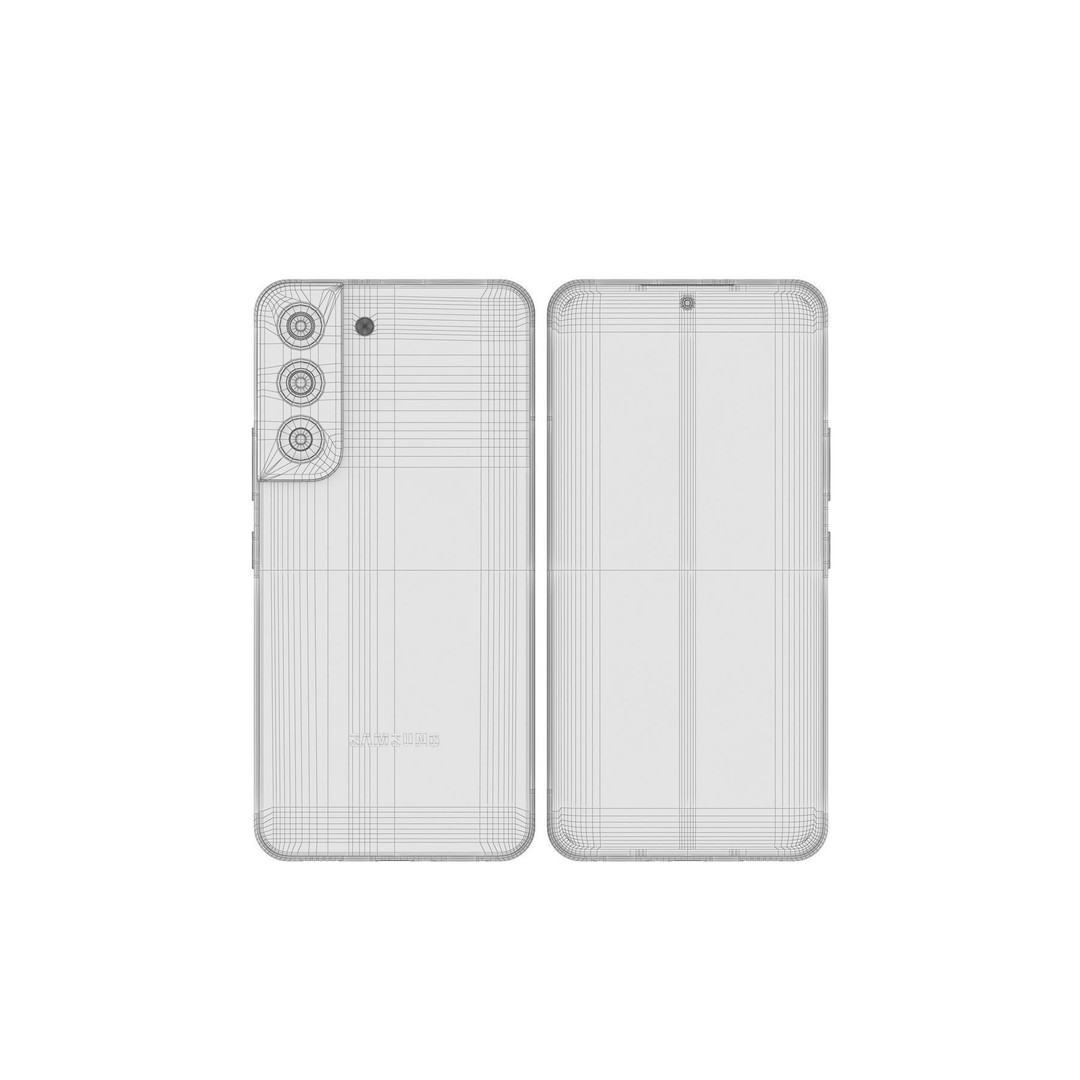 Samsung Galaxy S22 Black 3D Model – Realistic Phone Asset, FBX, Blender - View 17