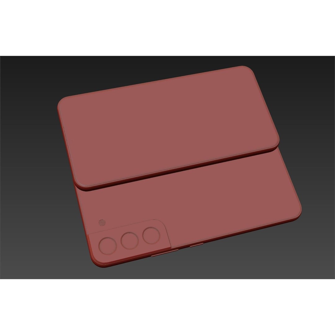 Samsung Galaxy S22 Black 3D Model – Realistic Phone Asset, FBX, Blender - View 24