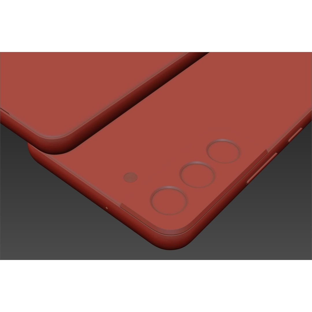 Samsung Galaxy S22 Black 3D Model – Realistic Phone Asset, FBX, Blender - View 25