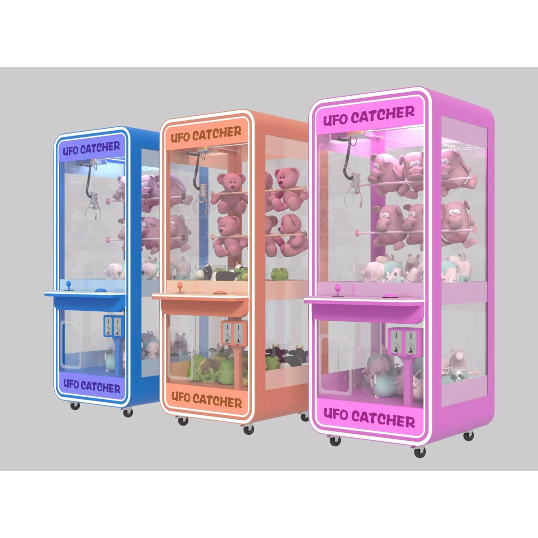 Claw Machine 3D Model – Game-Ready Arcade Asset, FBX & OBJ - View 4