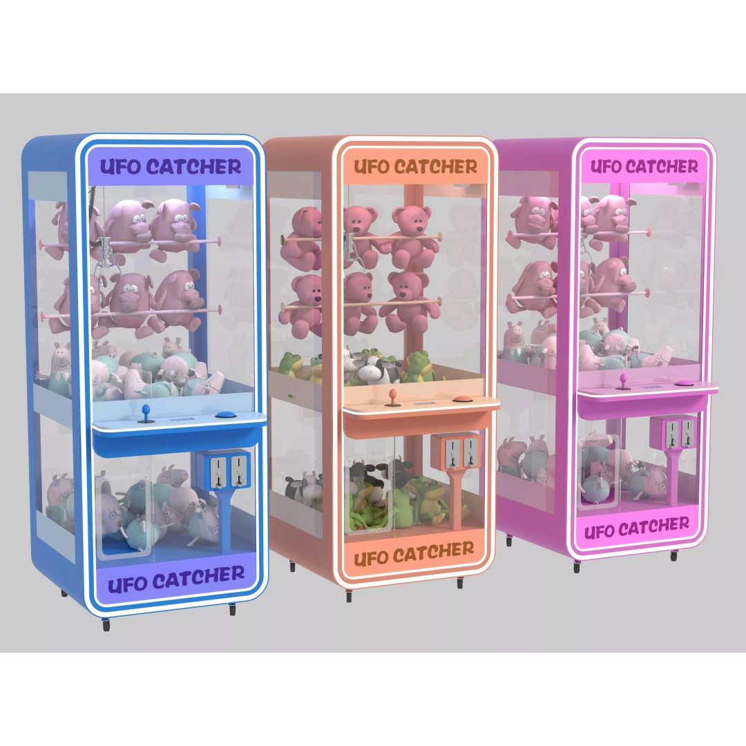 Claw Machine 3D Model – Game-Ready Arcade Asset, FBX & OBJ - View 5