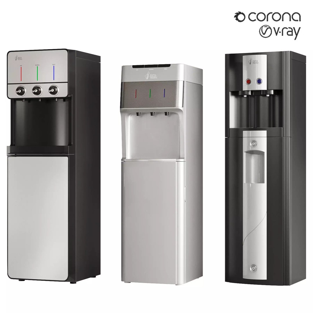 Ecotronic Purifier 3D Model – Detailed Electronic Asset, FBX, OBJ - View 2