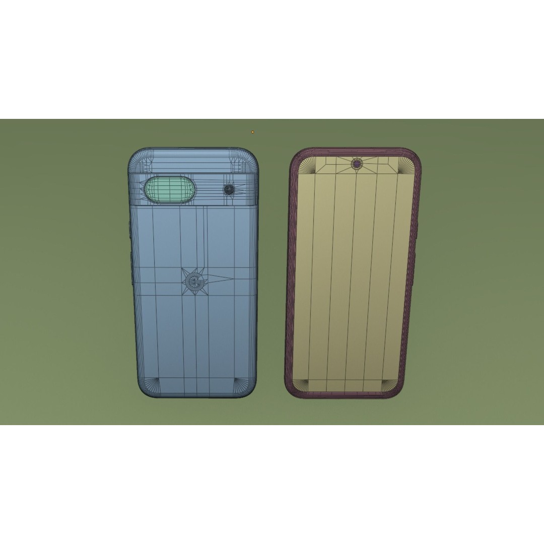 Google Pixel 8a 3D Model – PBR Game Asset in Multiple Colors
