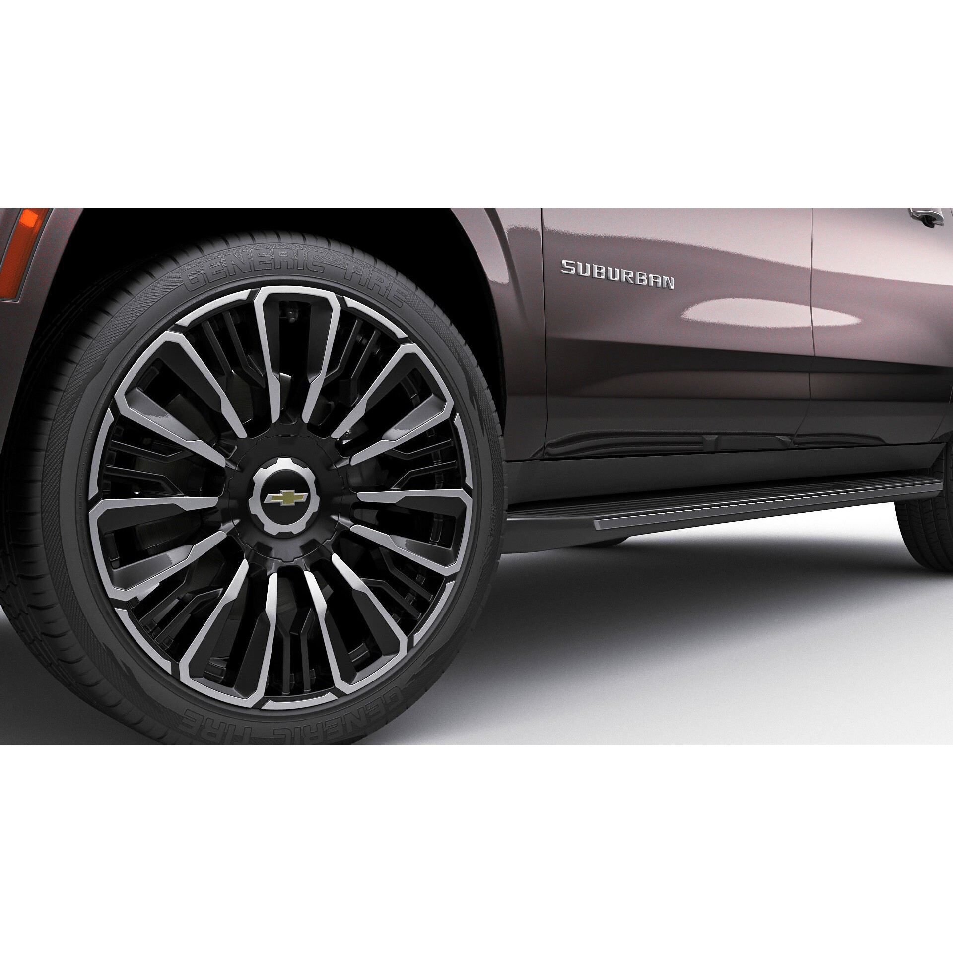 Suburban High Country SUV - Game-Ready 3D Model - View 16