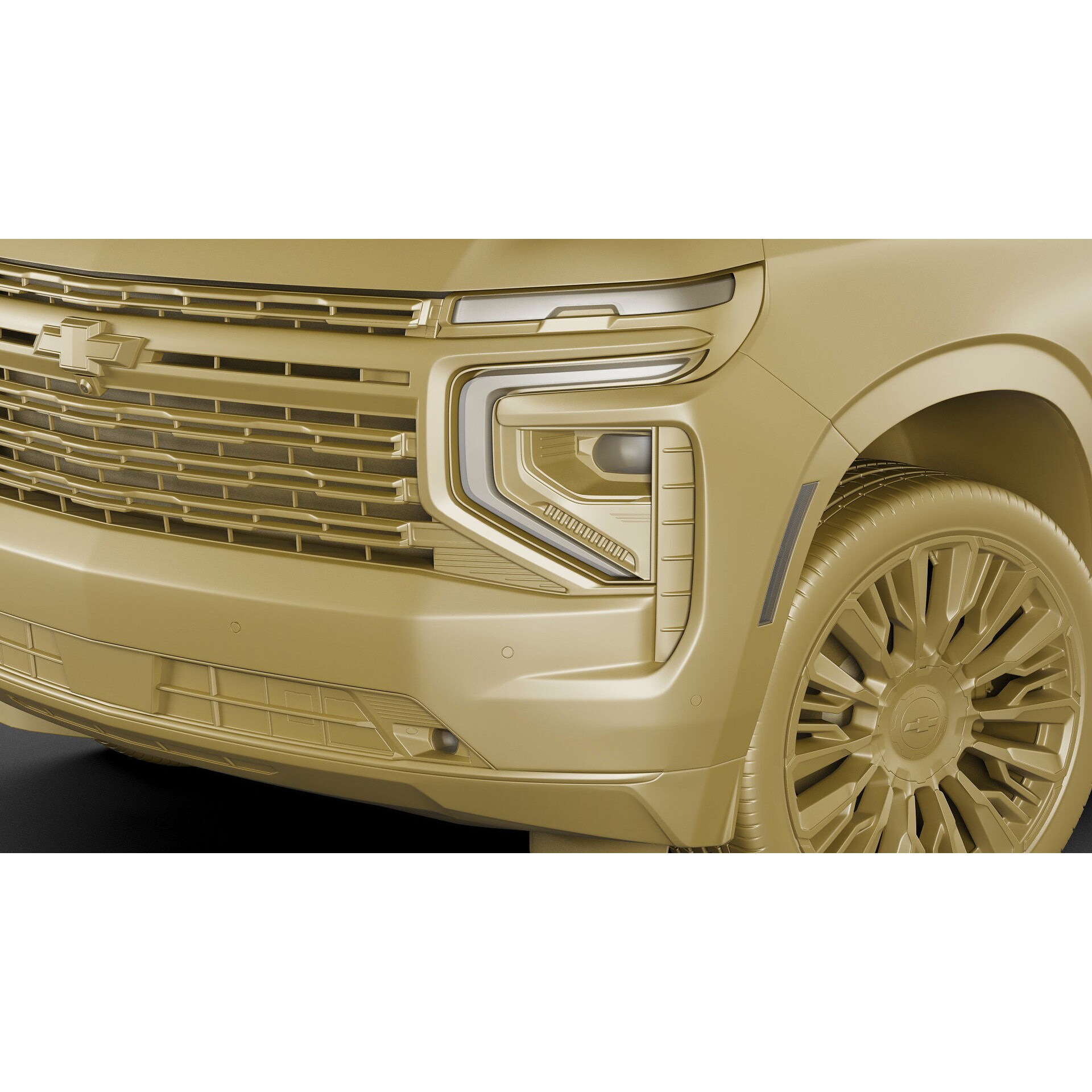 Suburban High Country SUV - Game-Ready 3D Model - View 24