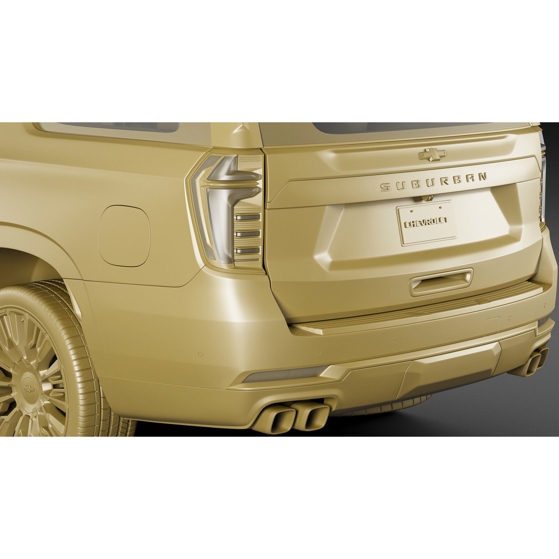 Suburban High Country SUV - Game-Ready 3D Model - View 25