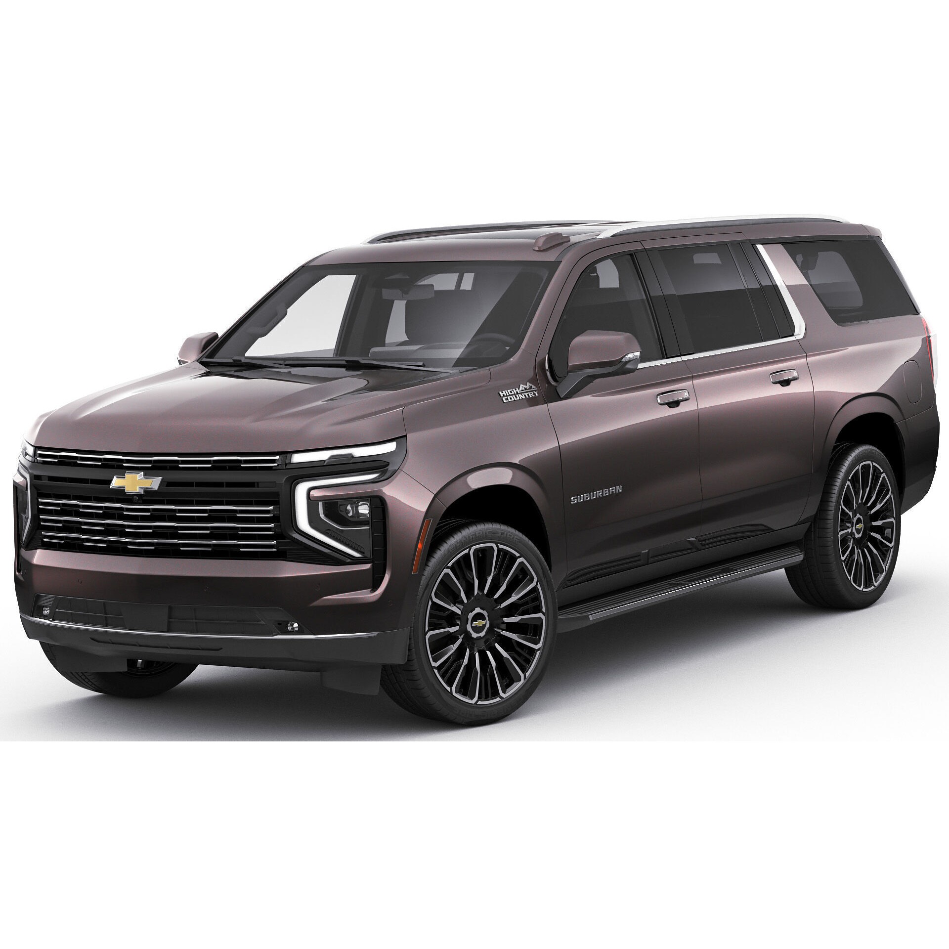 Suburban High Country SUV - Game-Ready 3D Model - View 3