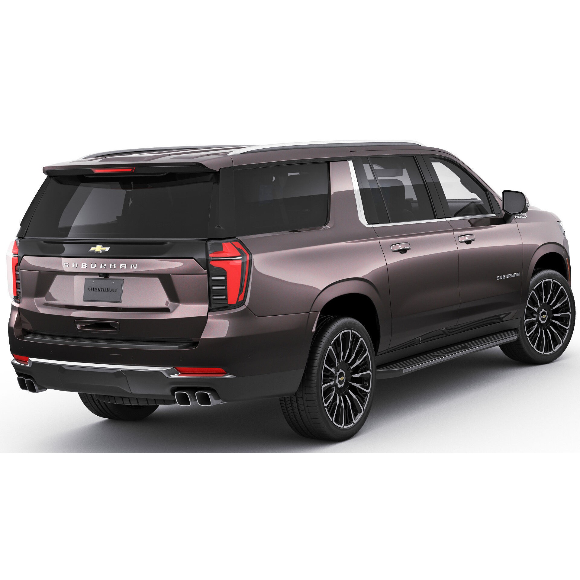 Suburban High Country SUV - Game-Ready 3D Model - View 4