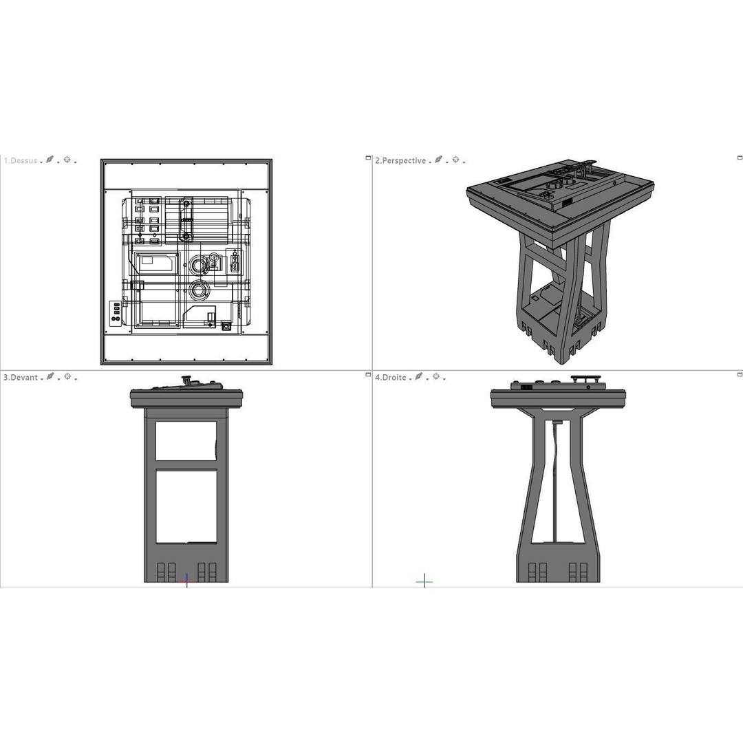 Sci-Fi Computers 3D Model – Control Panels Pack, PBR Textures, FBX - View 22