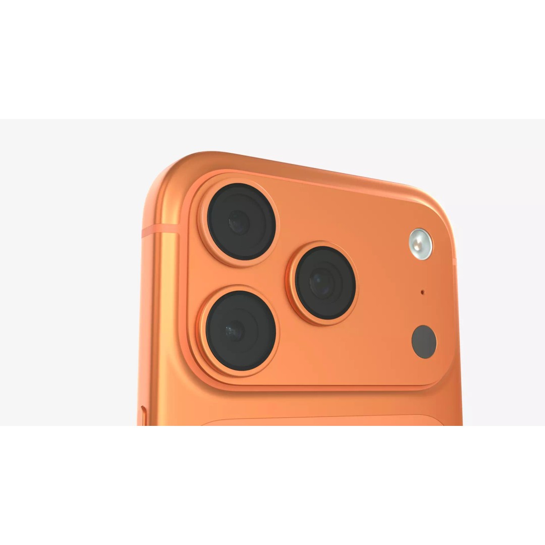 Apple iPhone 17 Pro Orange 3D Model – High-Quality PBR Textures, FBX, OBJ - View 9