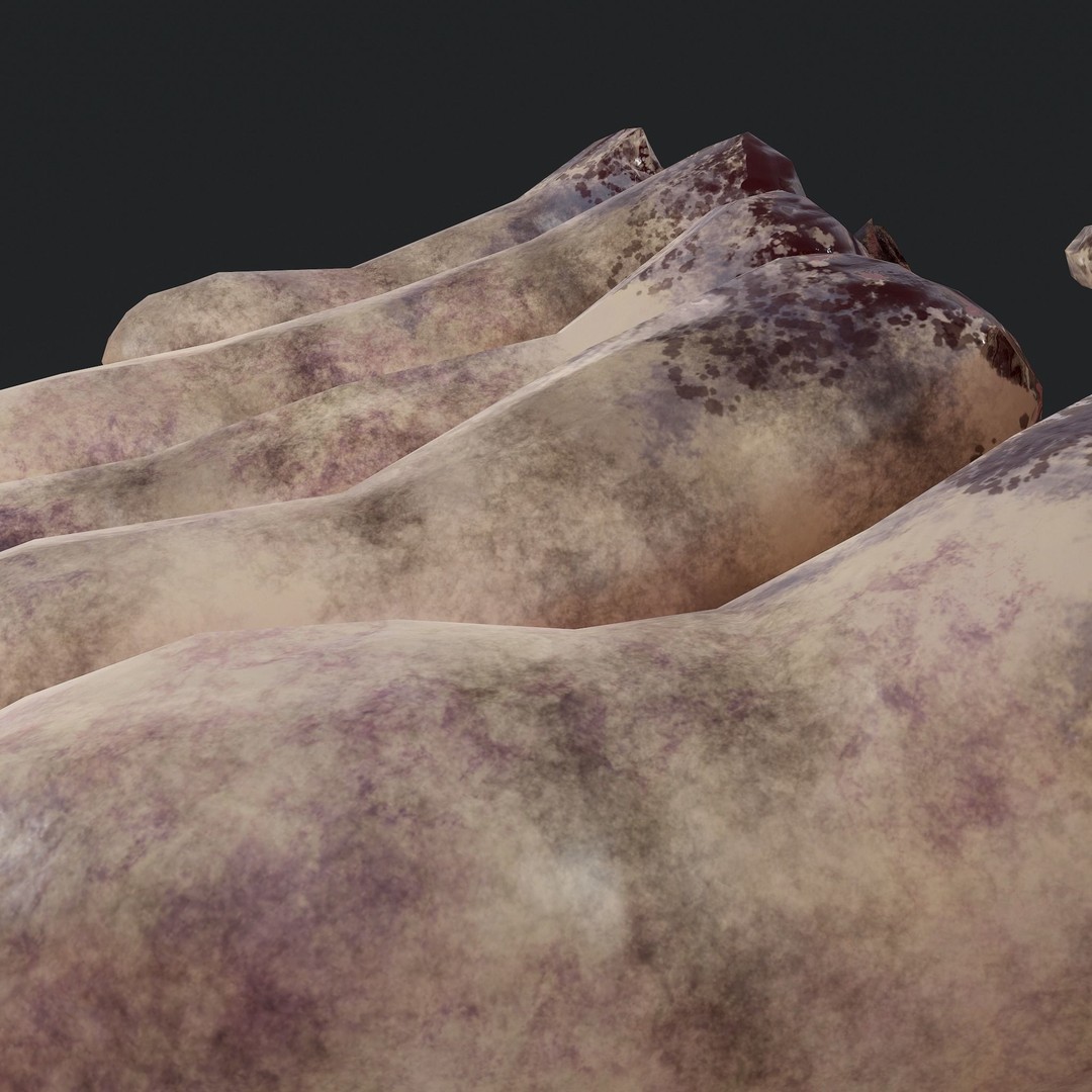 Severed Fingers 3D Model – Low Poly PBR Asset, FBX - View 30