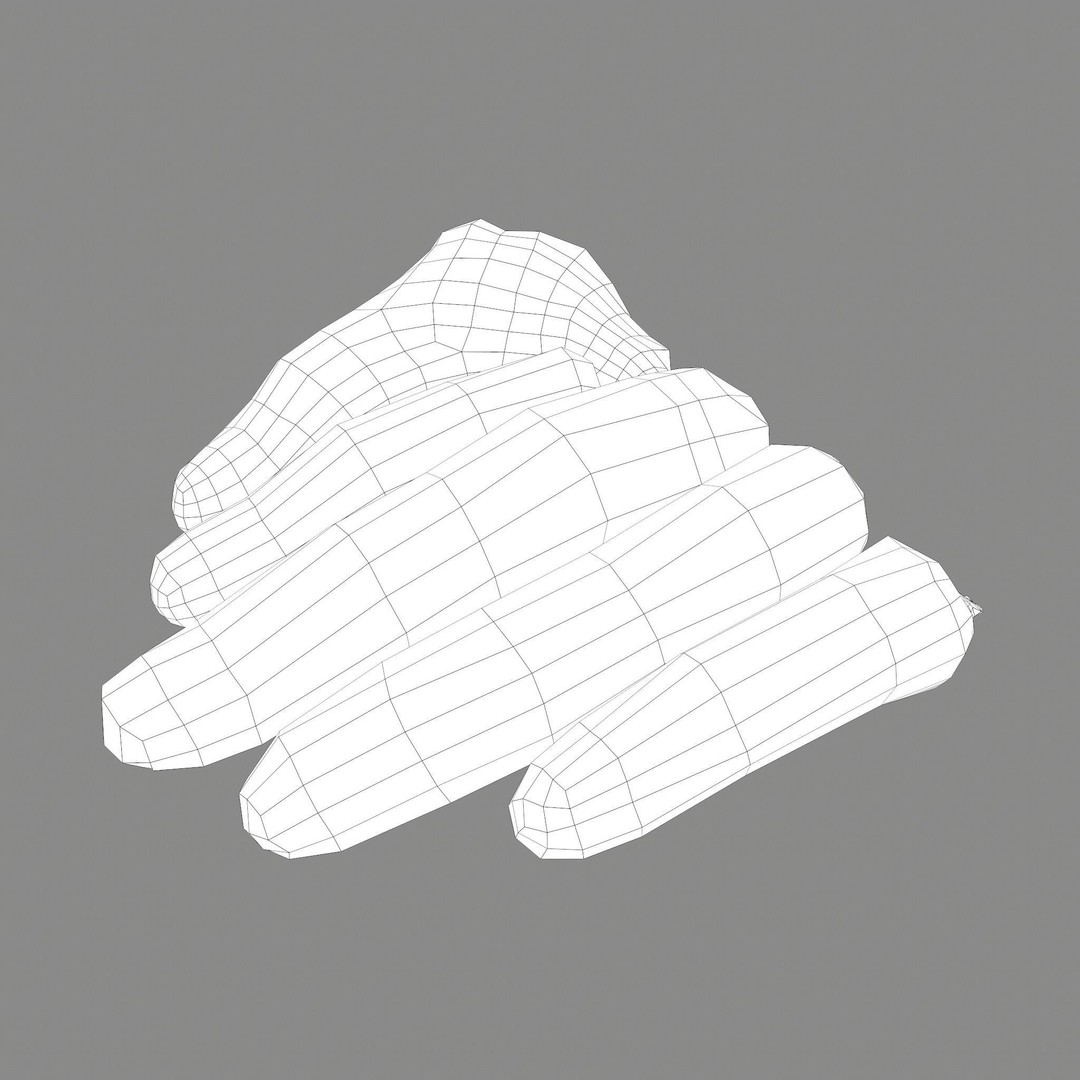 Severed Fingers 3D Model – Low Poly PBR Asset, FBX - View 34
