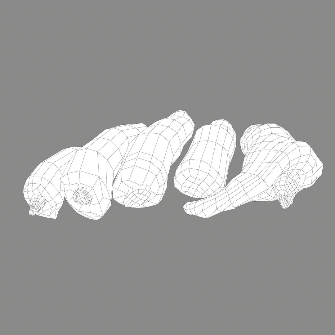 Severed Fingers 3D Model – Low Poly PBR Asset, FBX - View 35