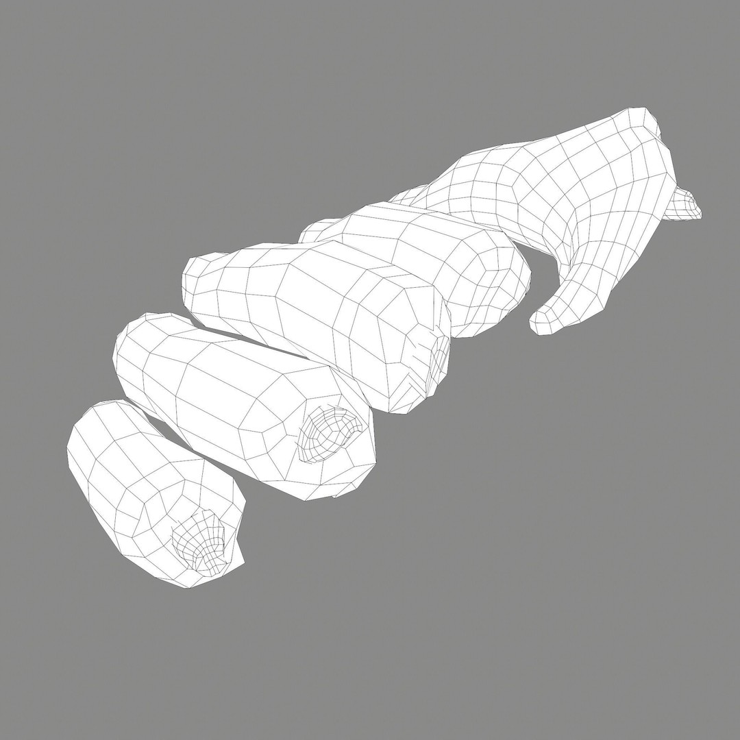 Severed Fingers 3D Model – Low Poly PBR Asset, FBX - View 42