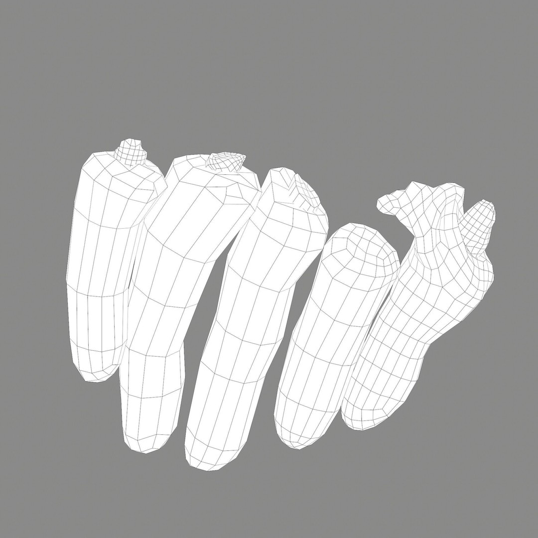 Severed Fingers 3D Model – Low Poly PBR Asset, FBX - View 43