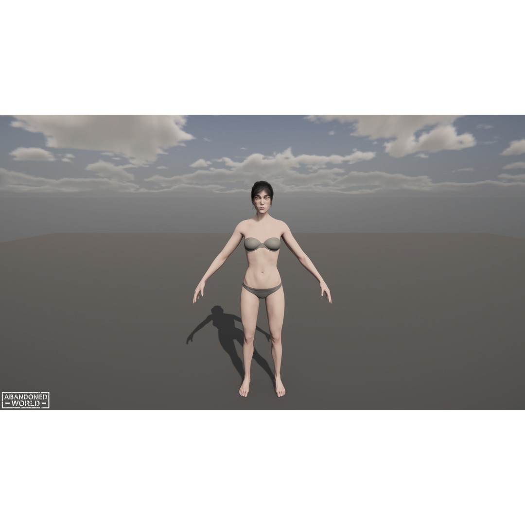 Base Humans 3D Model – Low Poly Game Ready Characters, FBX, Blender - View 36
