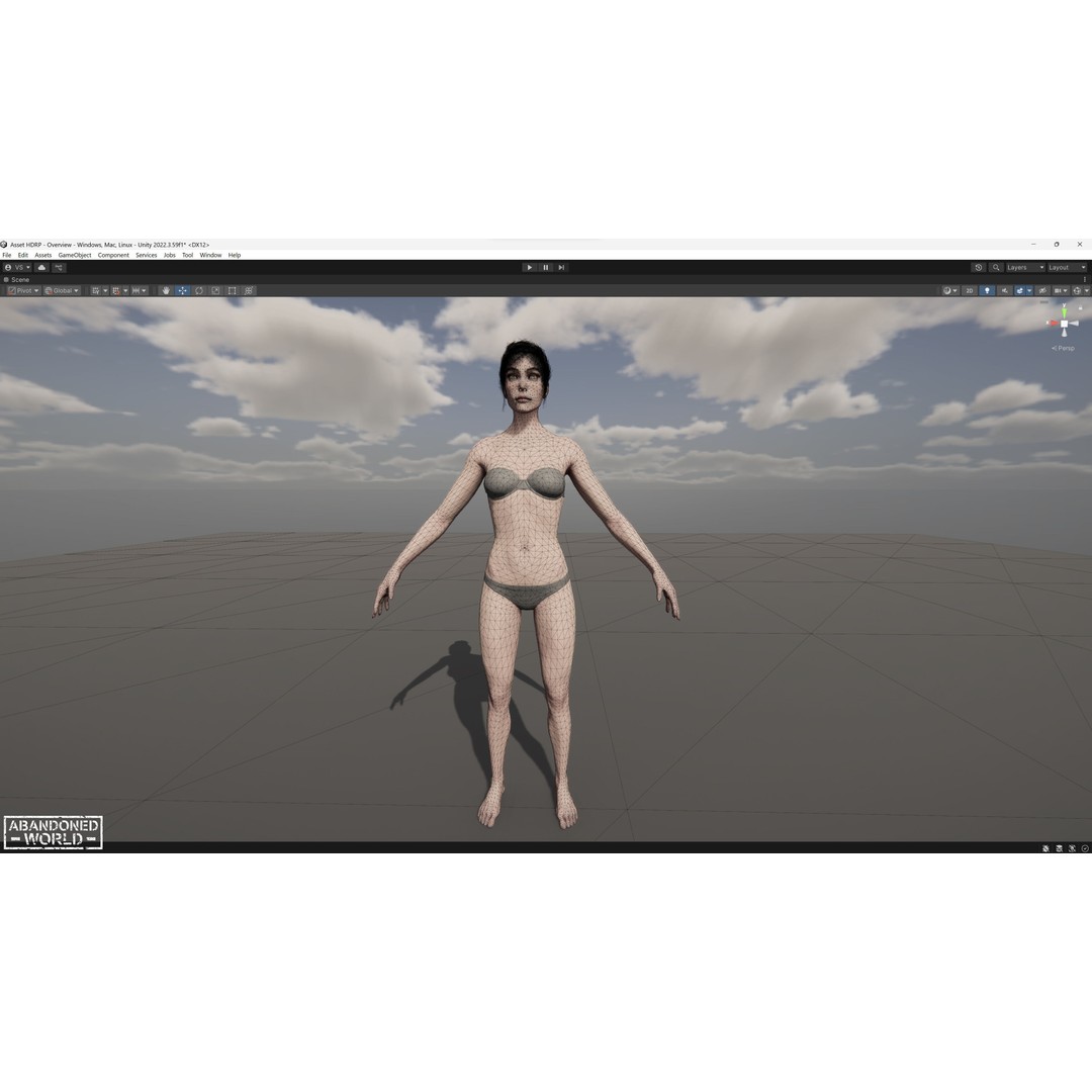 Base Humans 3D Model – Low Poly Game Ready Characters, FBX, Blender - View 37