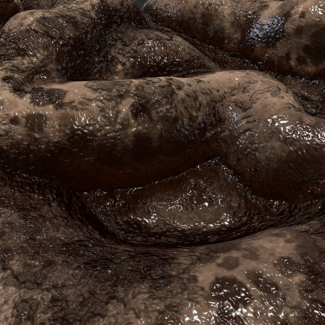 Intestines Pile 3D Model – Low Poly Horror Prop with PBR Textures - View 35