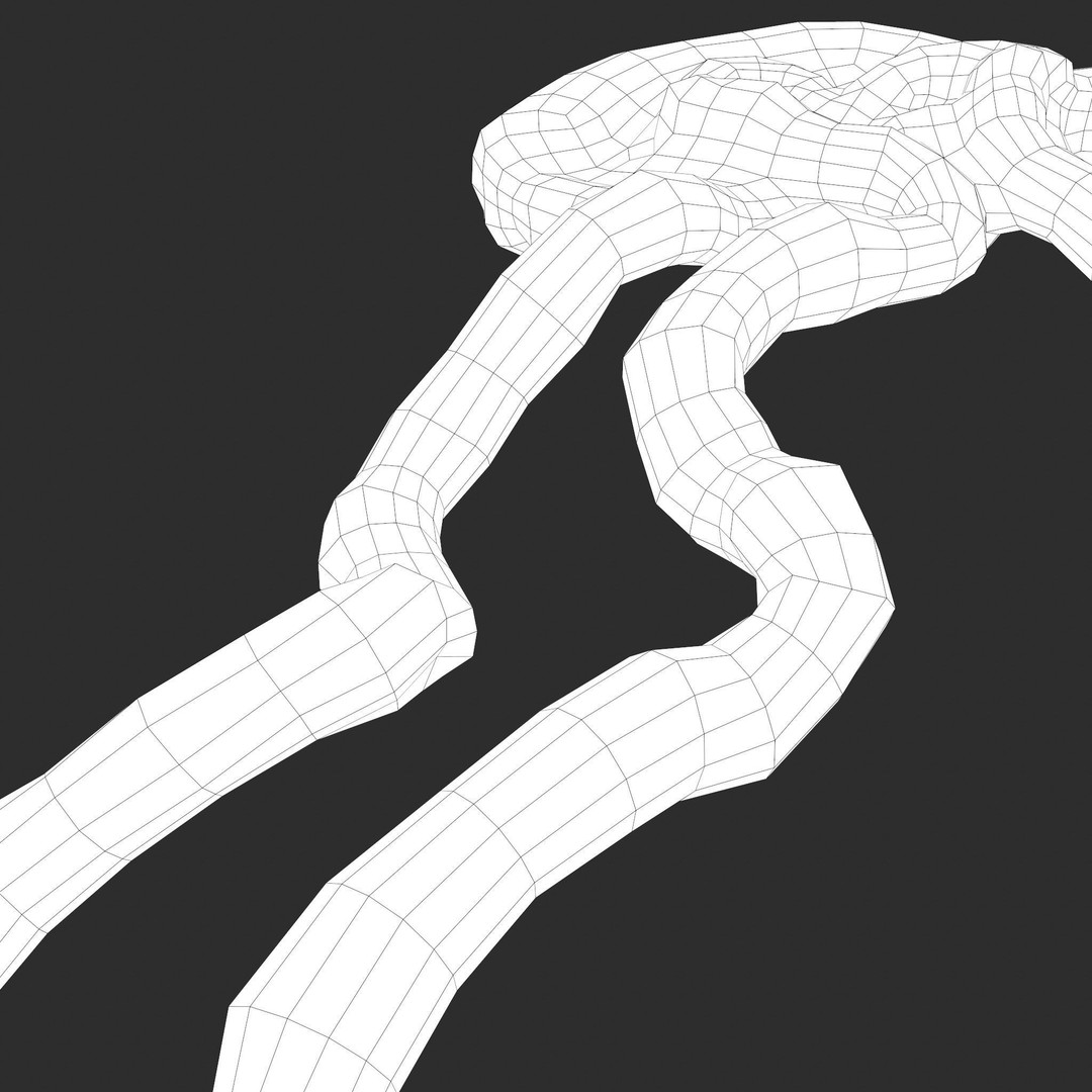 Intestines Pile 3D Model – Low Poly Horror Prop with PBR Textures - View 50