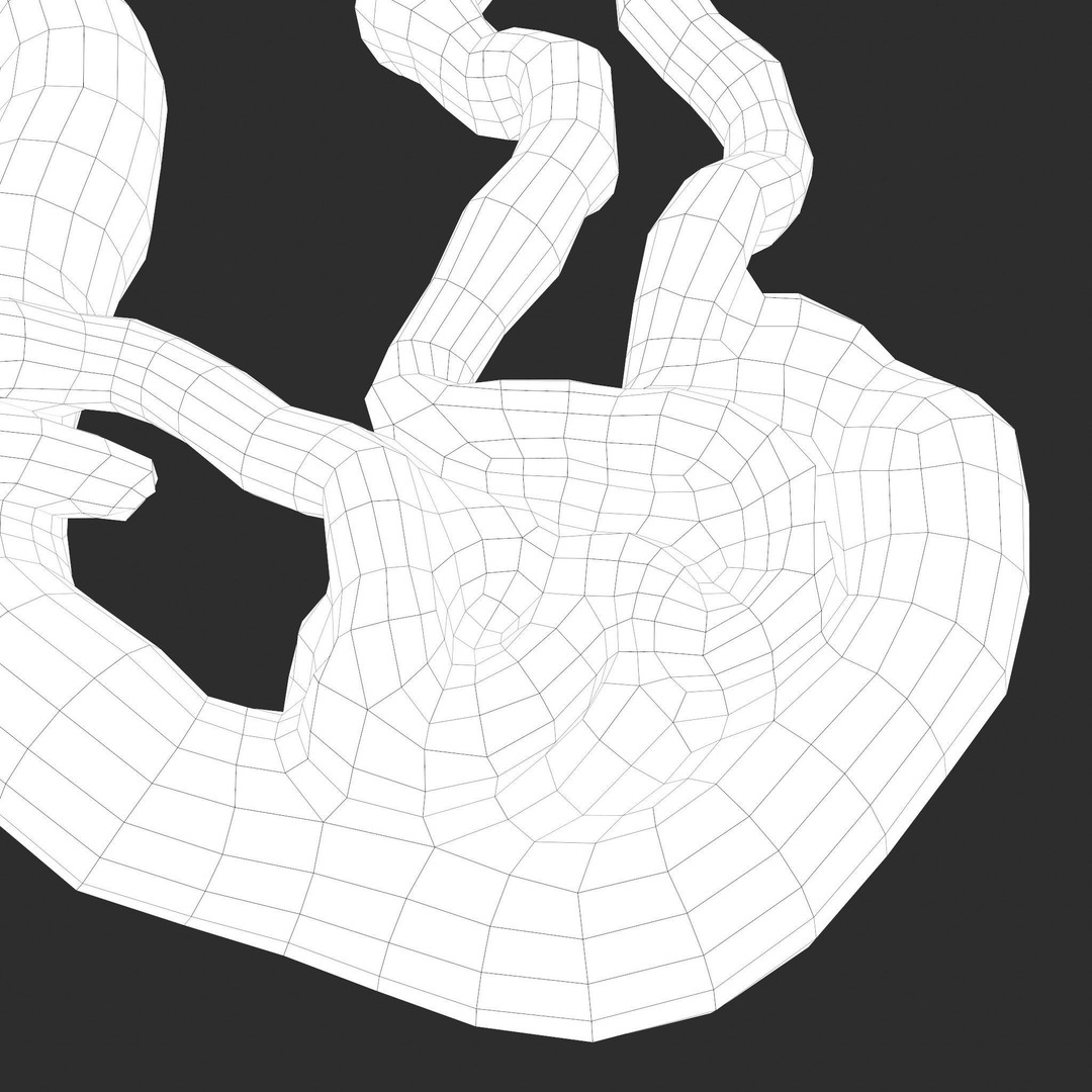 Intestines Pile 3D Model – Low Poly Horror Prop with PBR Textures - View 52