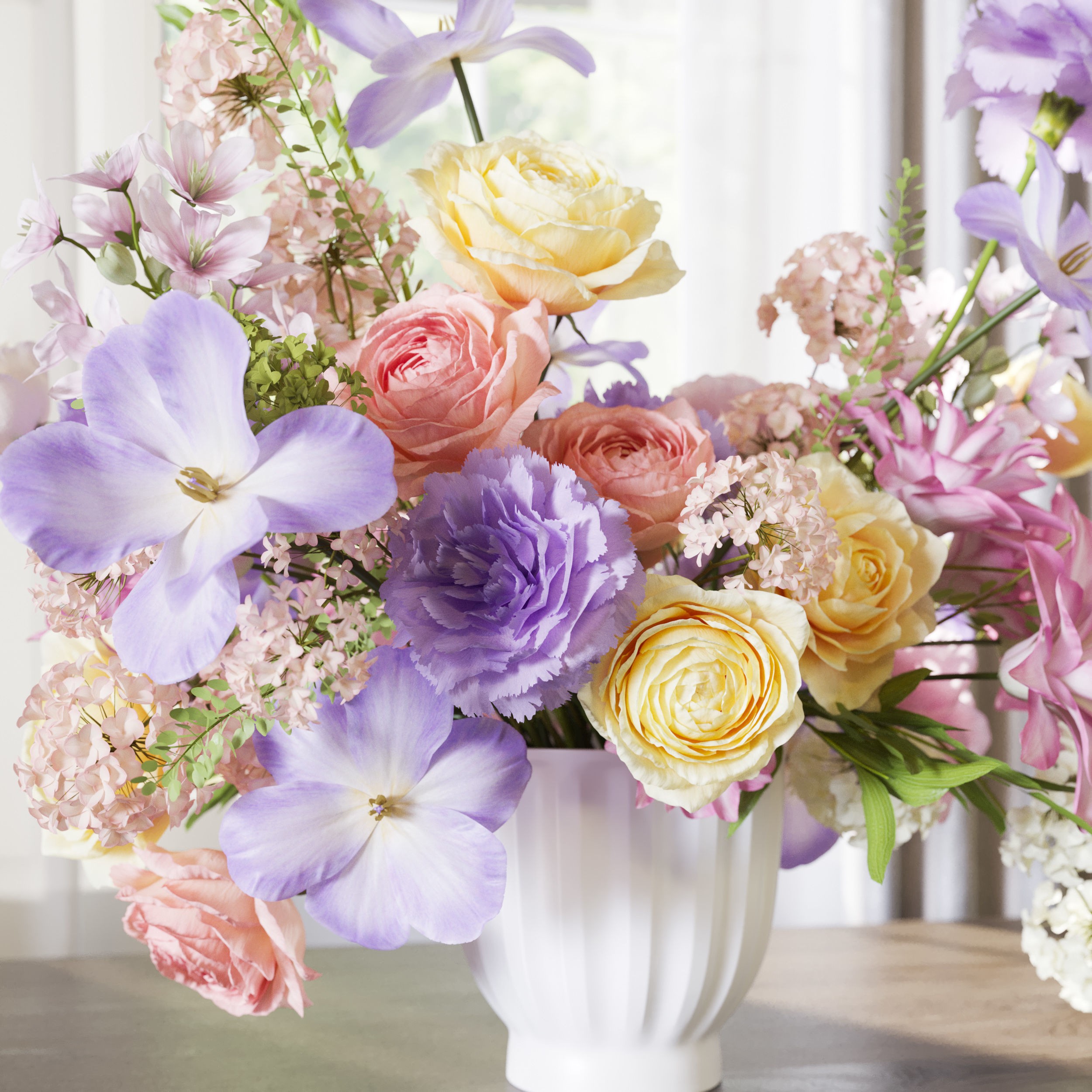 Flower Set 061 - Game-Ready 3D Model - View 5