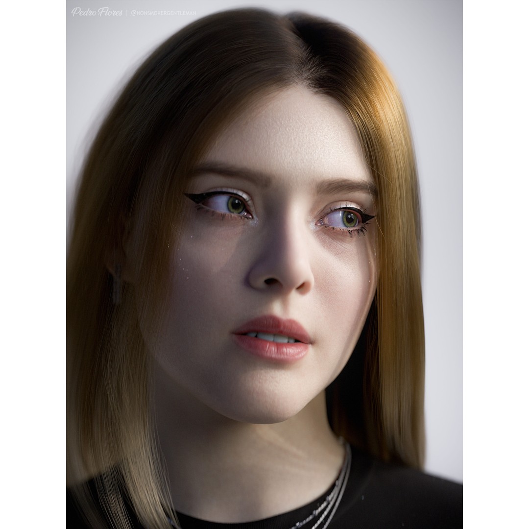 Realistic Eye 3D Model – Customizable Character Asset for Blender - View 4