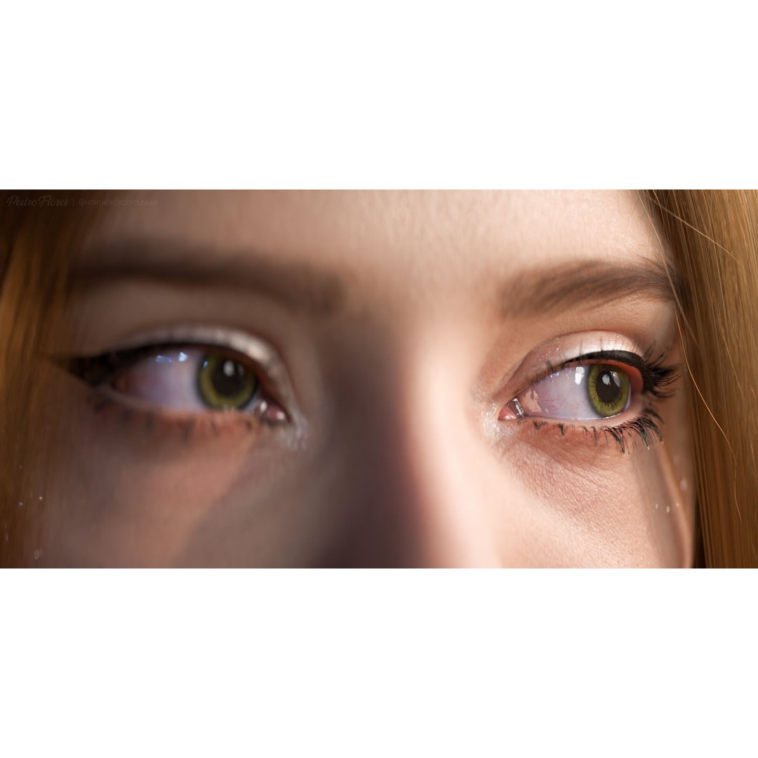 Realistic Eye 3D Model – Customizable Character Asset for Blender - View 5