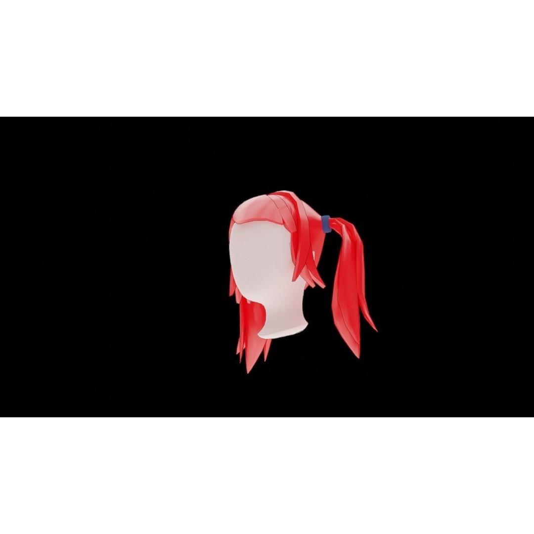 Base Haircuts 3D Model – Low Poly Stylized Haircuts for Character Design - View 20