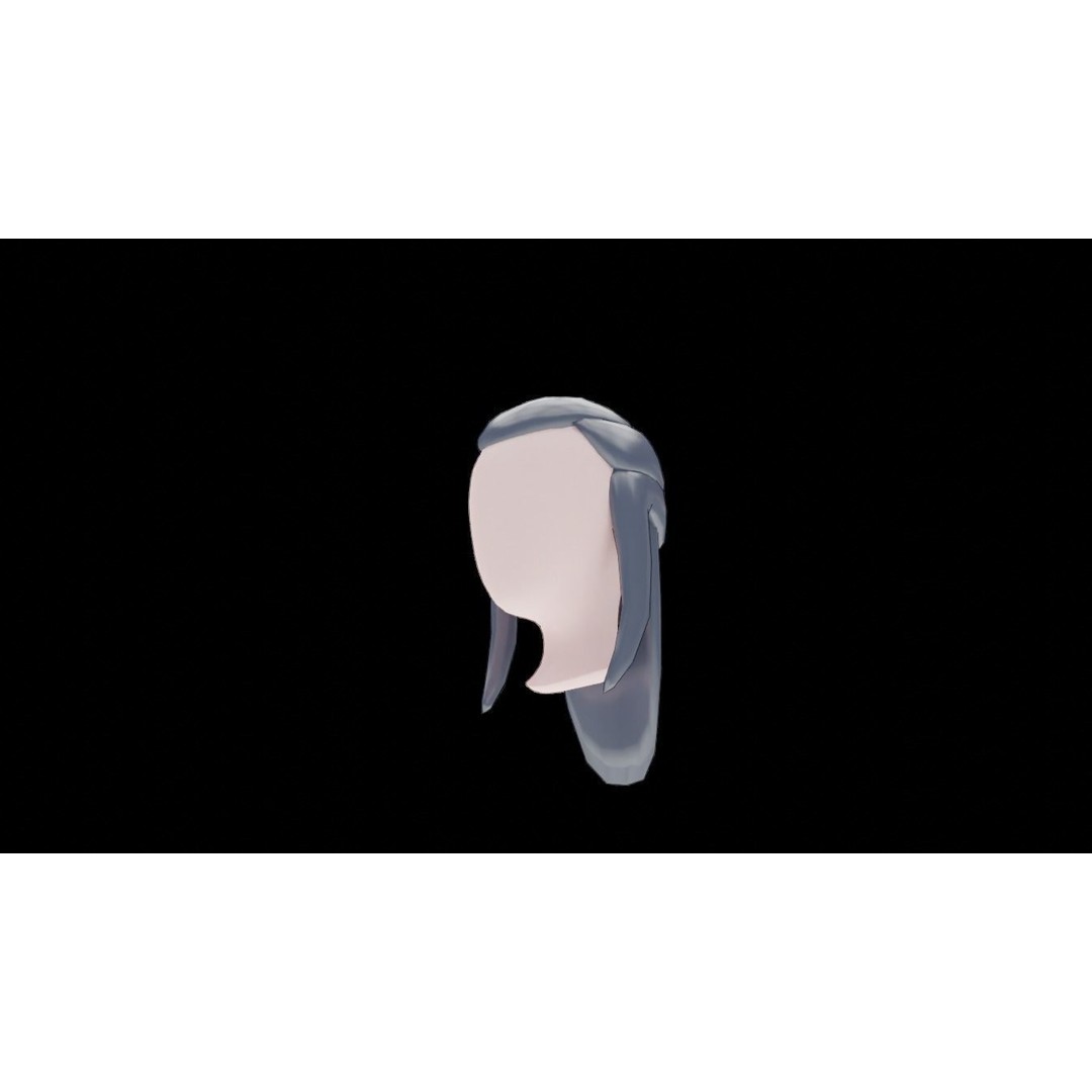 Base Haircuts 3D Model – Low Poly Stylized Haircuts for Character Design - View 22