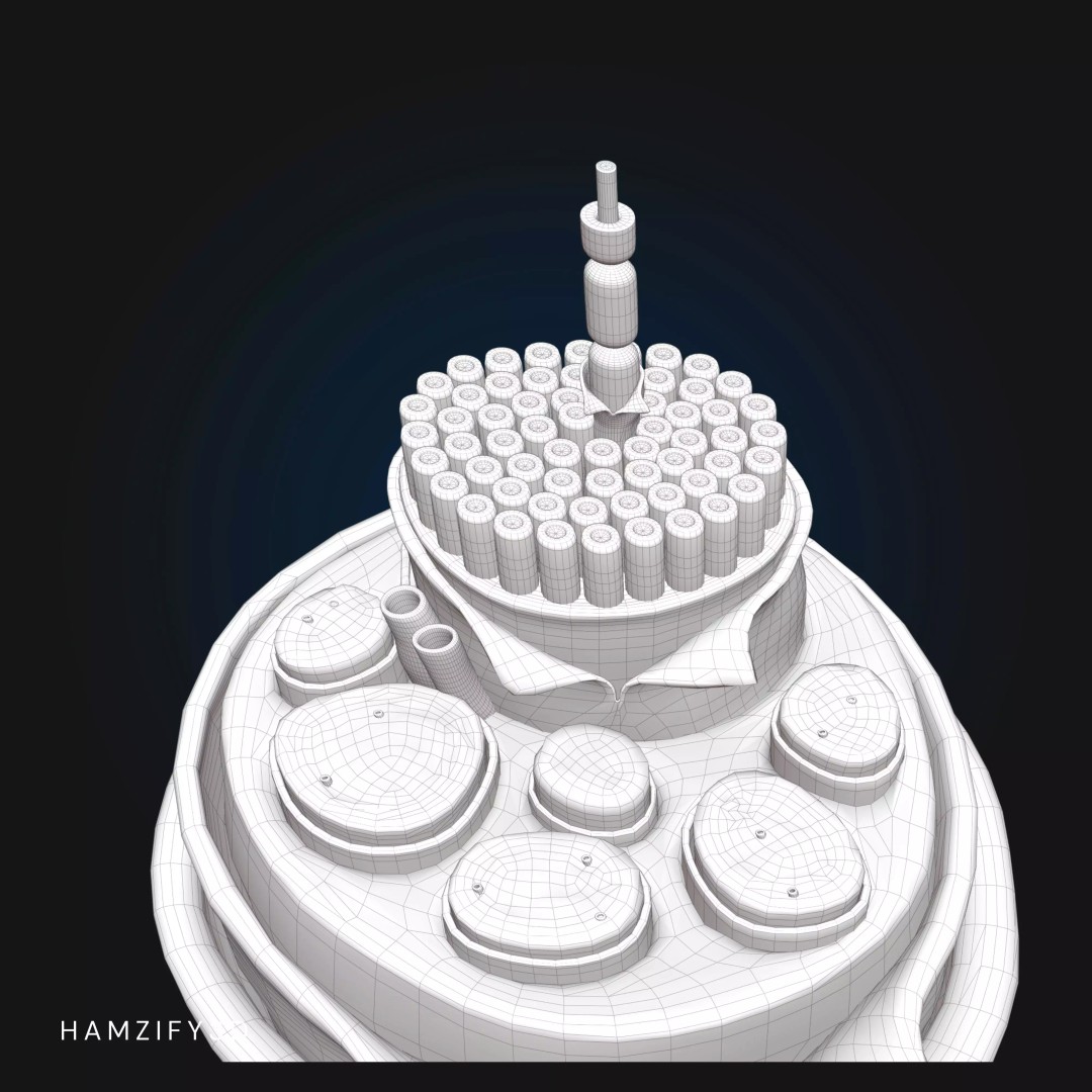 3D Peripheral Nerve Structure 3D Model – Detailed Anatomy Cross Section, FBX - View 8
