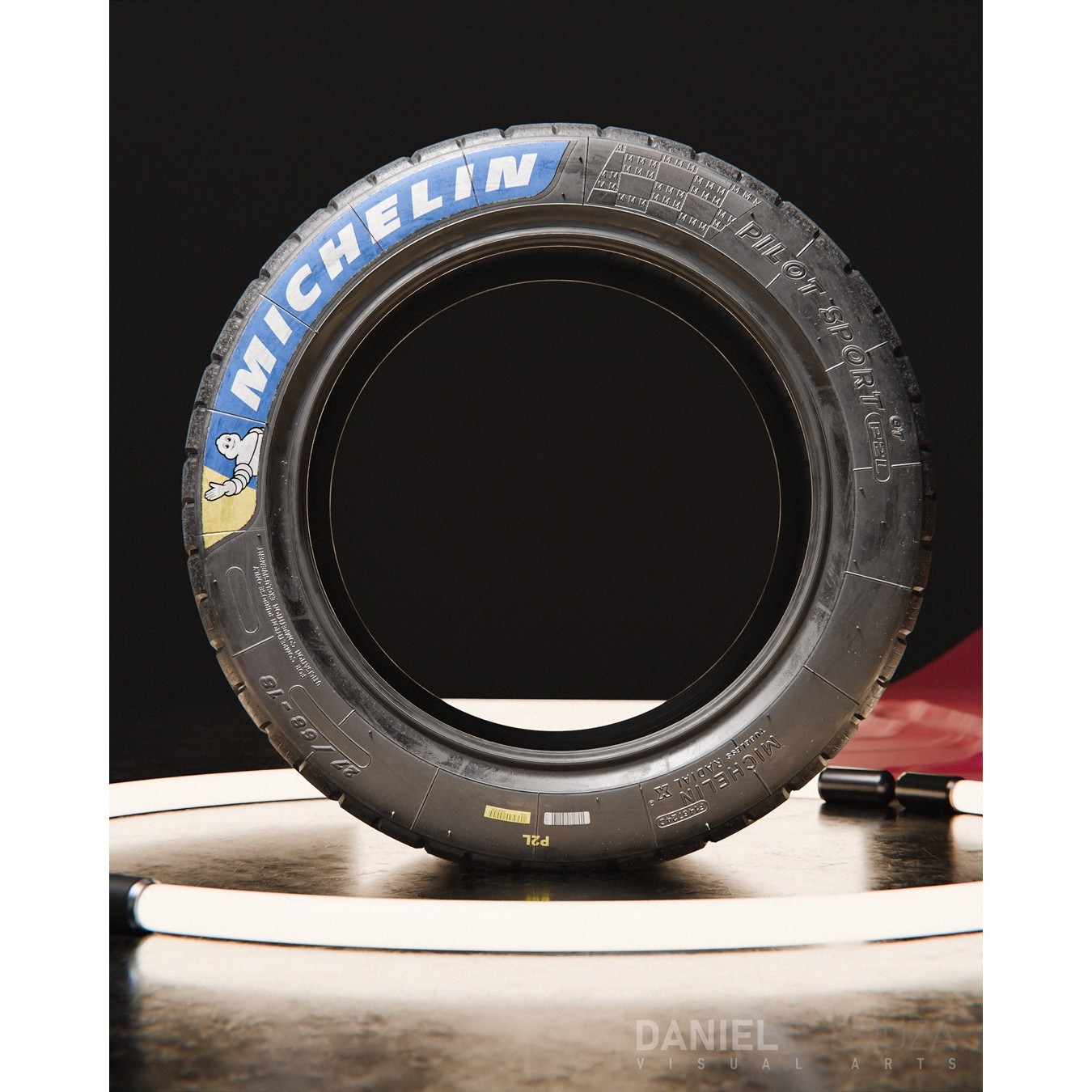 Michelin Pilot Sport GT P2L Tire - High Detailed 3D Model - View 5