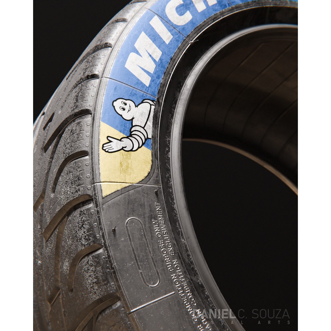 Michelin Pilot Sport GT P2L Tire - High Detailed 3D Model - View 7