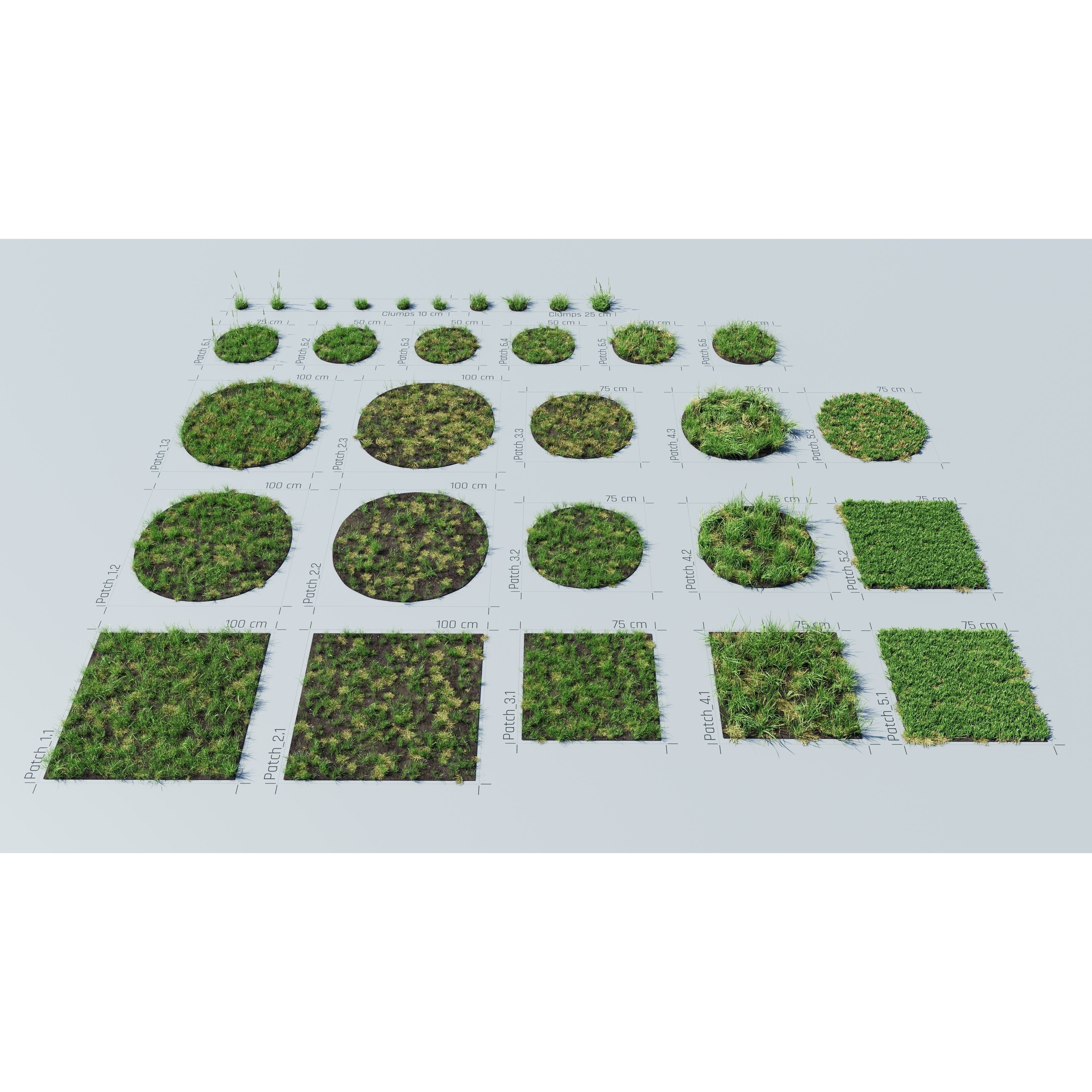 CGrass 2.0 - Low-Poly Game-Ready 3D Model - View 14