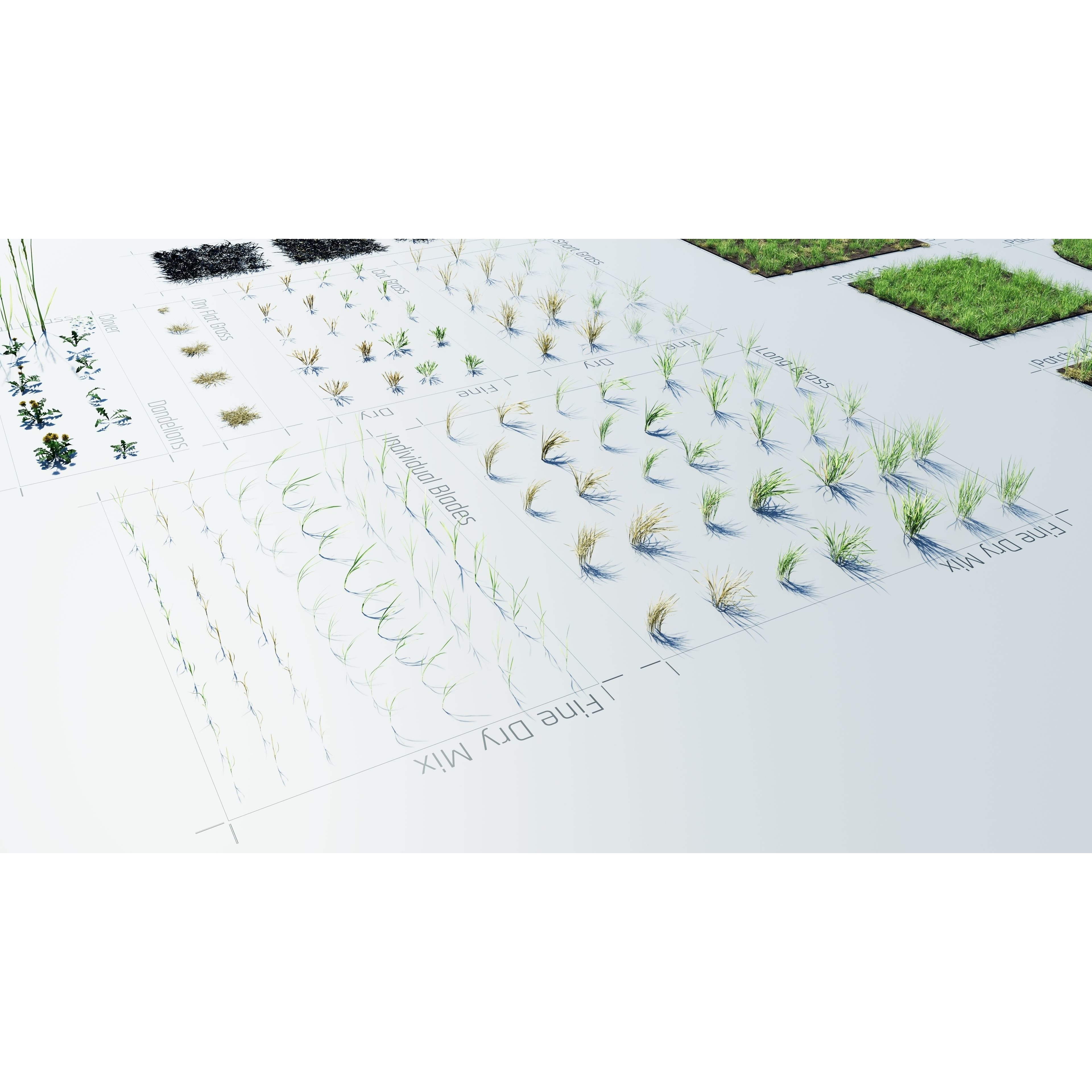 CGrass 2.0 - Low-Poly Game-Ready 3D Model - View 29