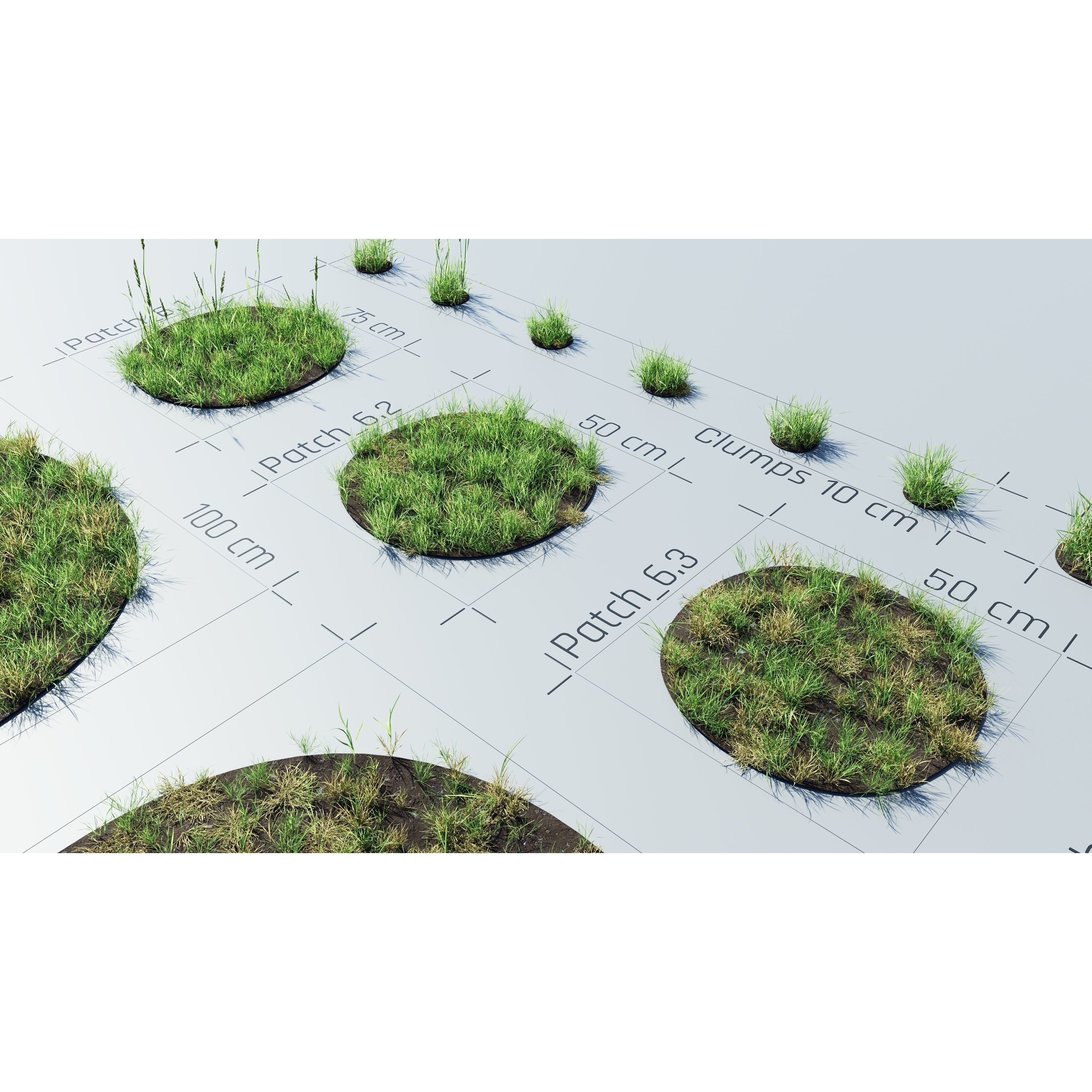 CGrass 2.0 - Low-Poly Game-Ready 3D Model - View 45