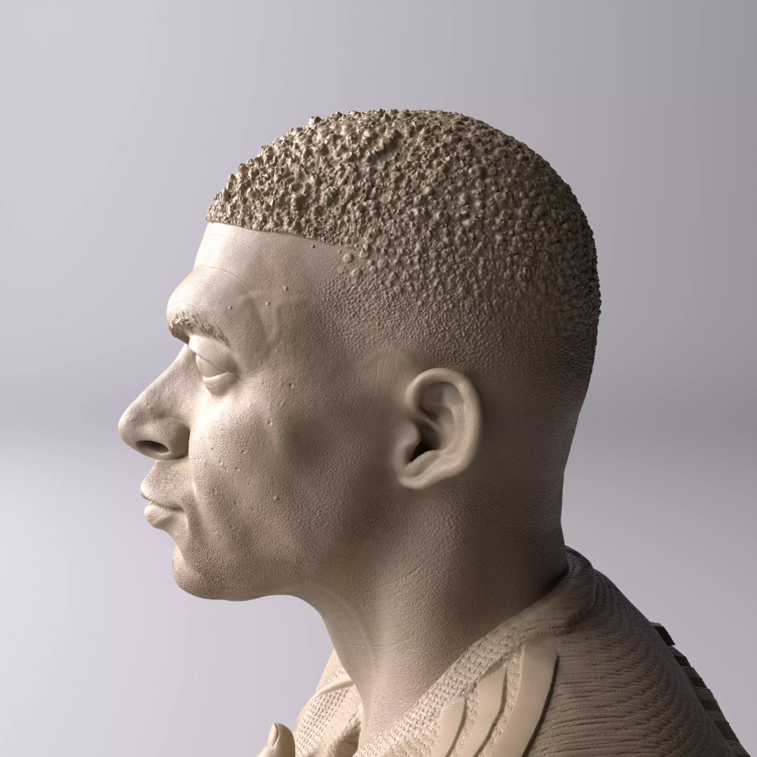 Kylian Mbappé Celebration 3D Model – Premium Statue for Collectors - View 5