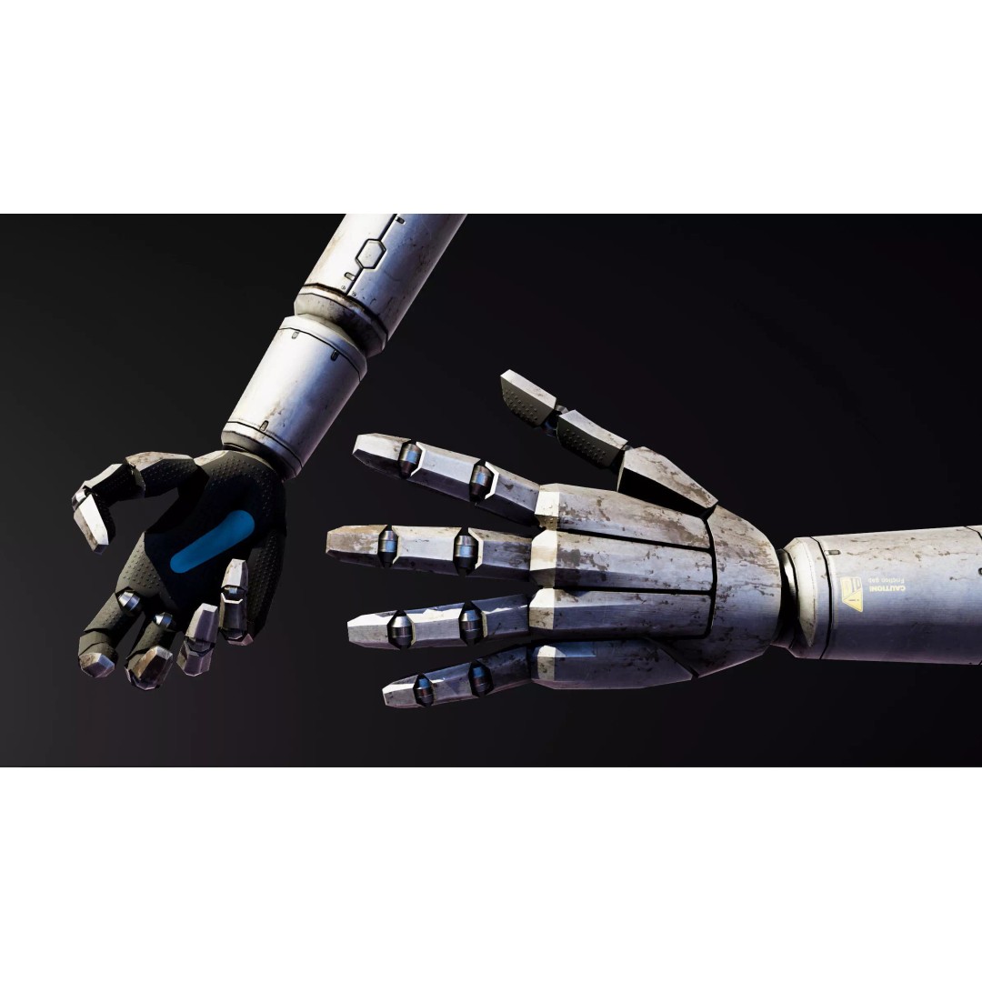 Robot Arms 3D Model – Low Poly Rigged Asset for VR, Unity Package - View 4