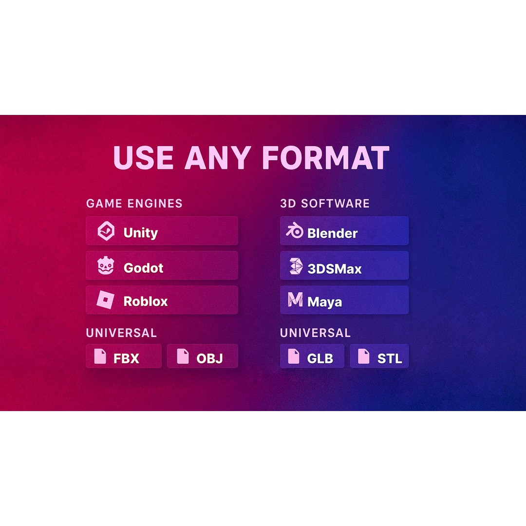 Casual Characters 02 3D Model – Low Poly Rigged Characters with Animations - View 17